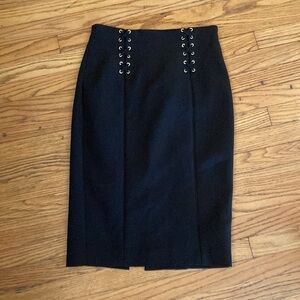 White House Black Market pencil skirt with decorative threading